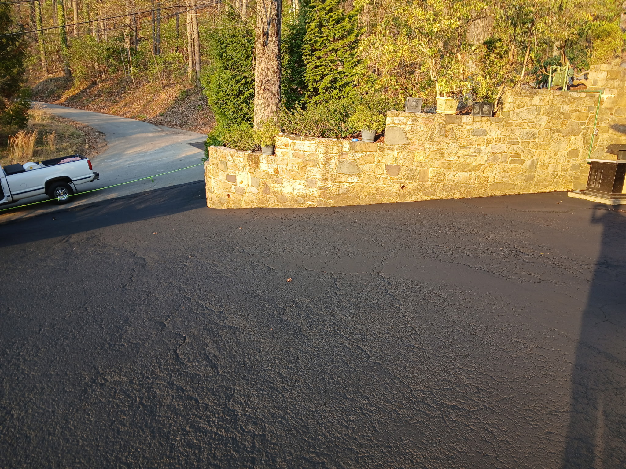 After residential driveway project