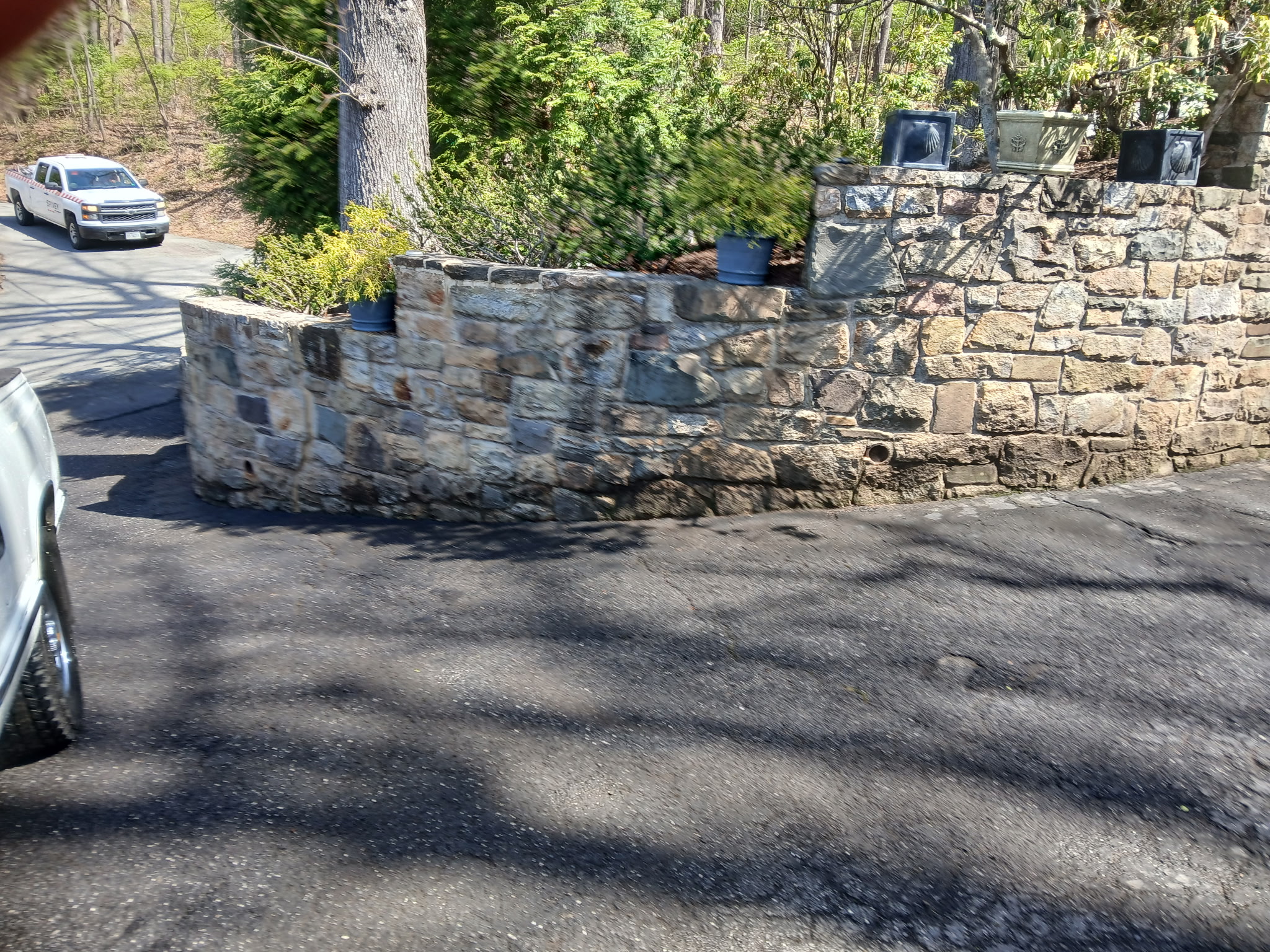 Before residential driveway project