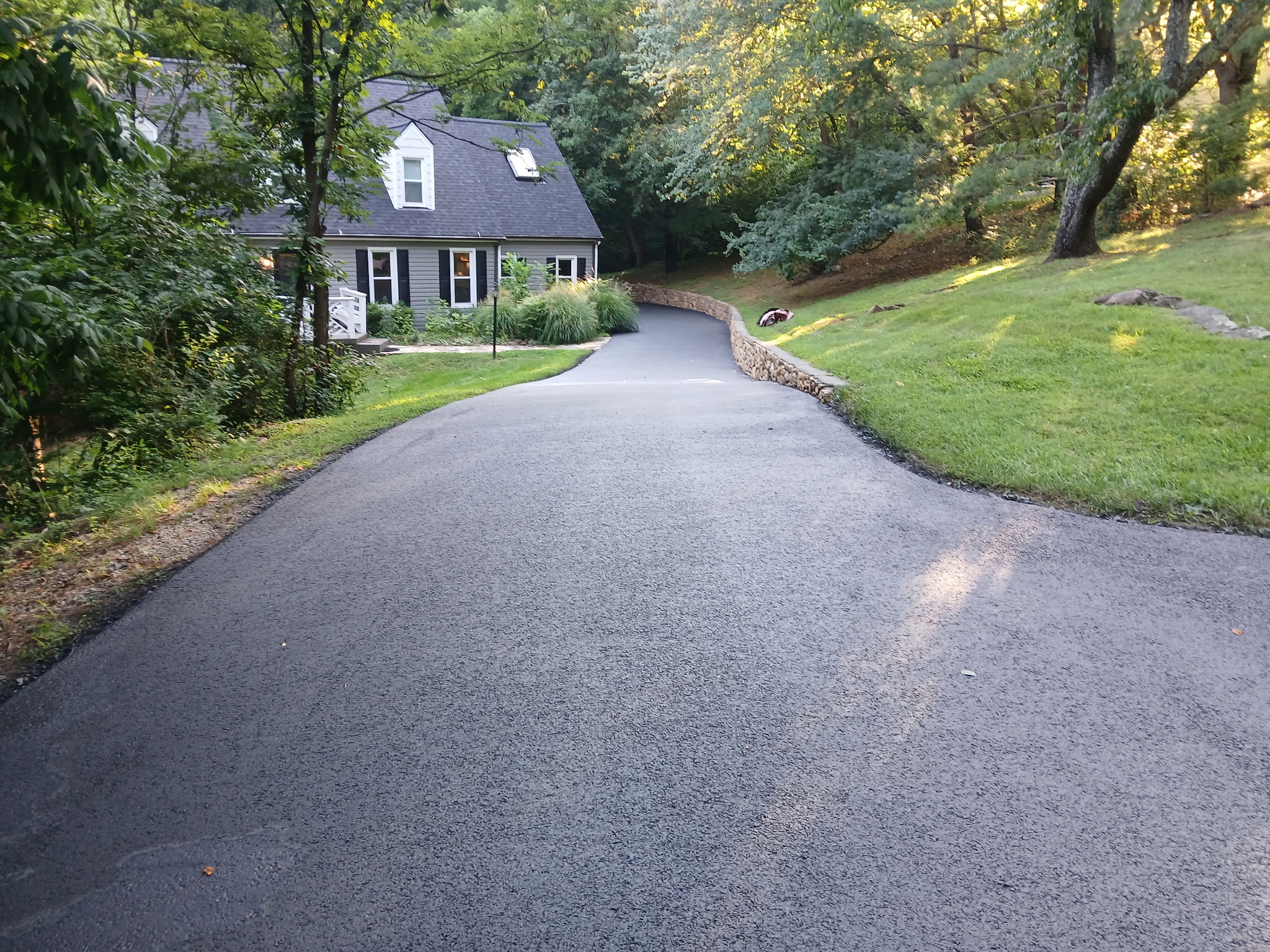 Completed pavement project two